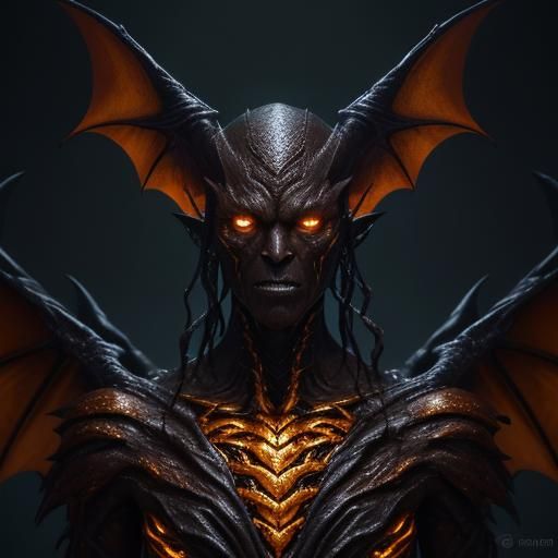 Cocoa Imp Portrait in Dark Fantasy Style