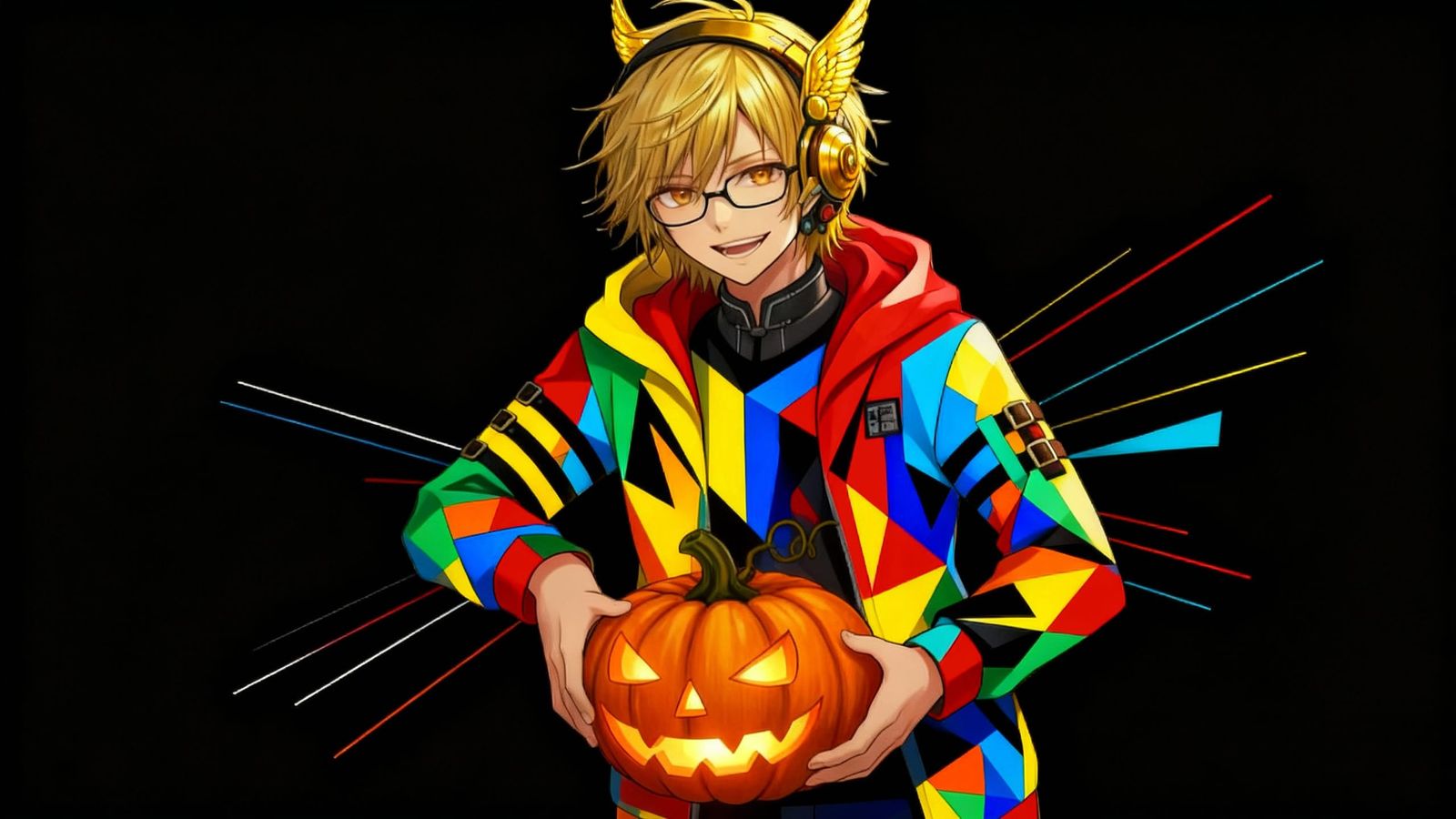 Man in Influential Background Clothing