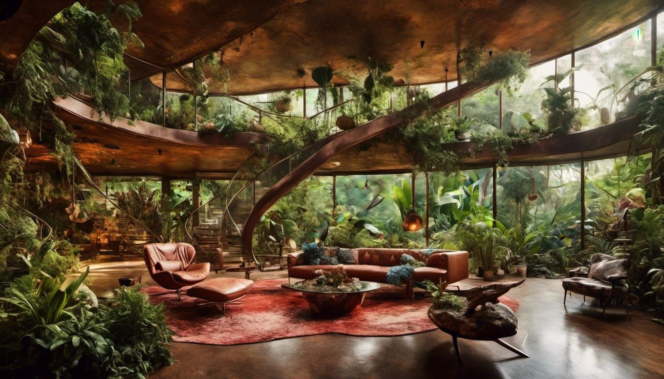 John Lautner House Acapulco Interior