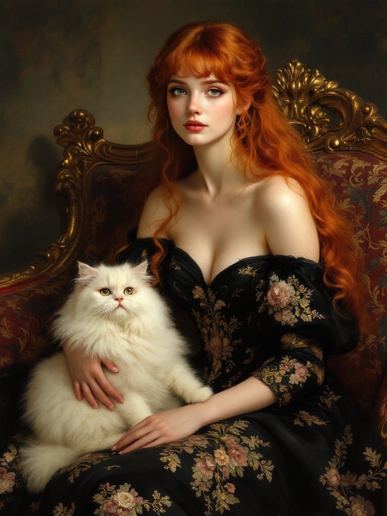 Ethereal Beauty in Baroque Style