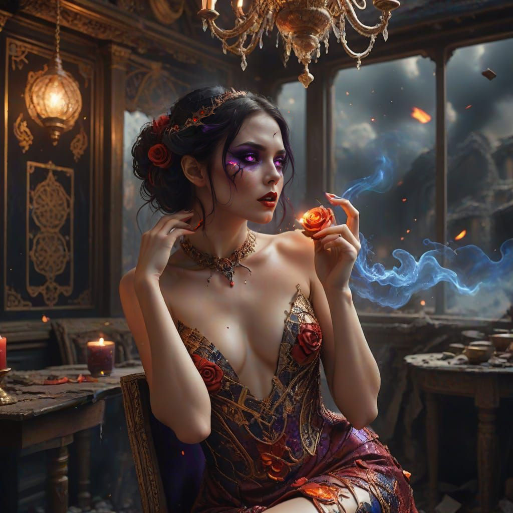 Cosmic Hero Amidst Dimensional Destruction