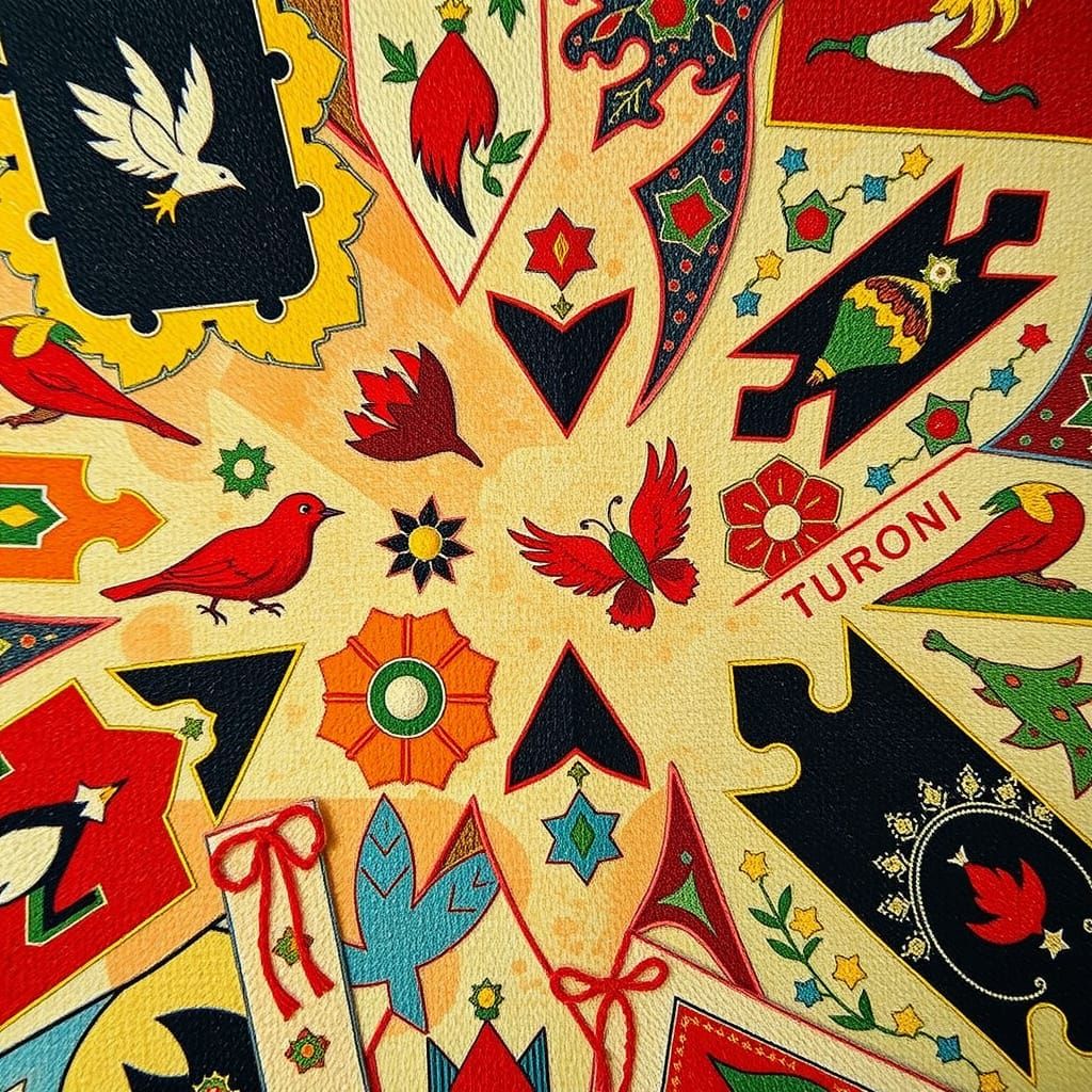 Vibrant Spectrum of Red Hues in Abstract Art