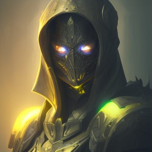 Death Knight in Dark Armor Concept Art