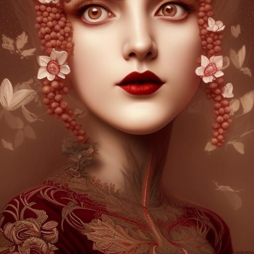 Slavic Goddess of Spring in Digital Art
