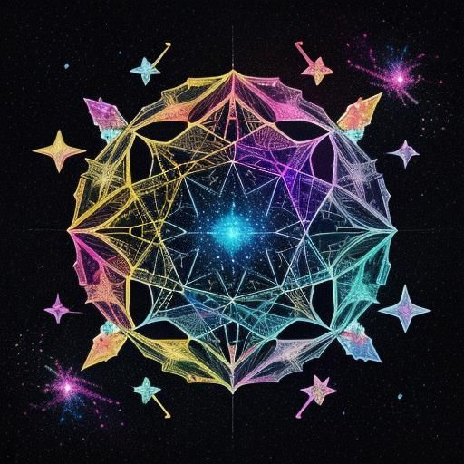 Holographic Zodiac Constellation in Mixed Media