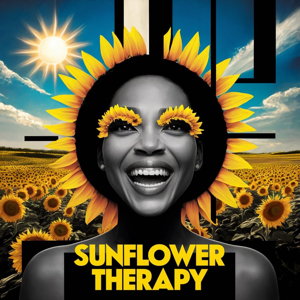 Sunflower Therapy: A Constructivist Movie Poster