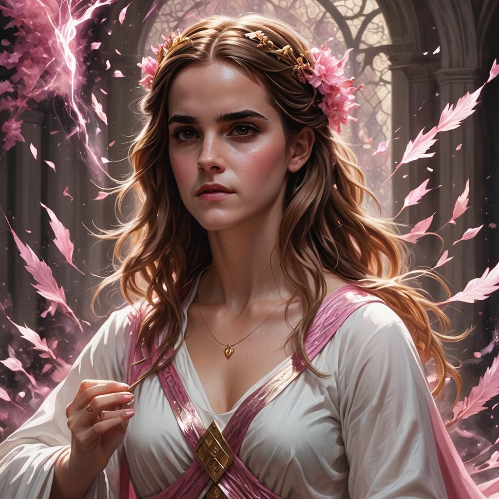 Healer Goddess Digital Art Portrait