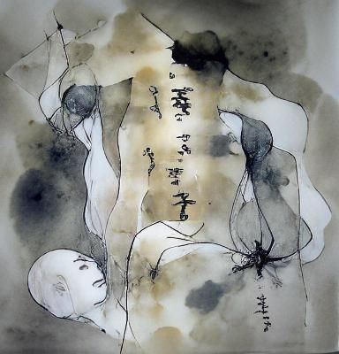 Sumi-e Ink Painting: Surrender to Unbeing