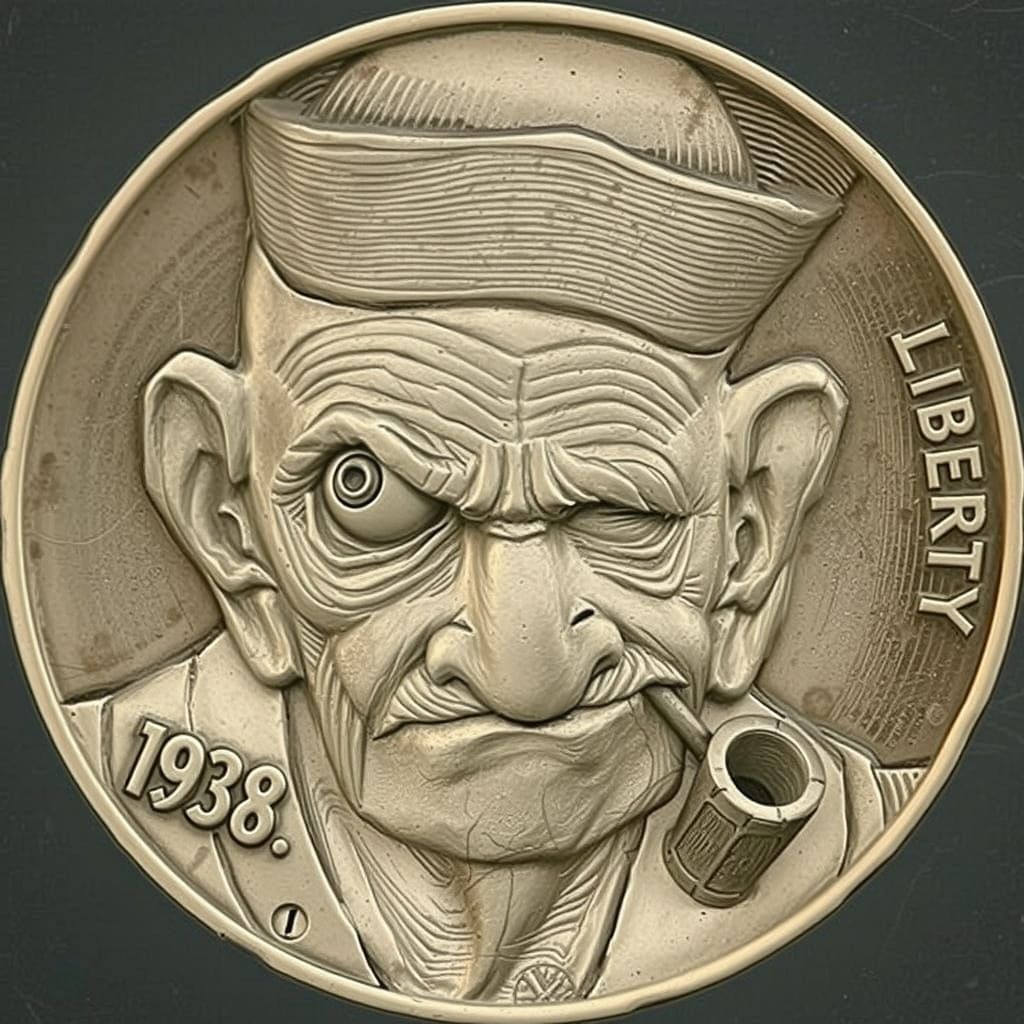 Rare 1938 Popeye Coin