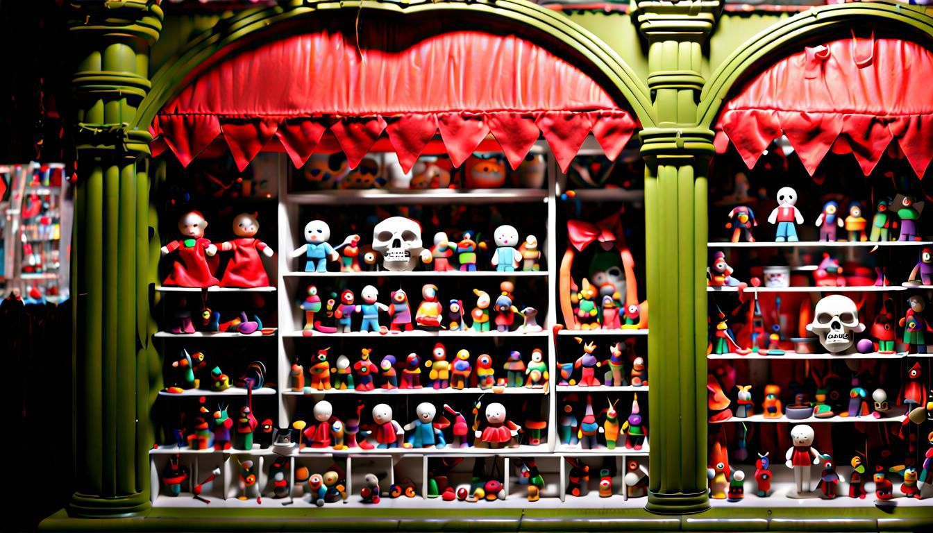 Cursed Toy Shop Display