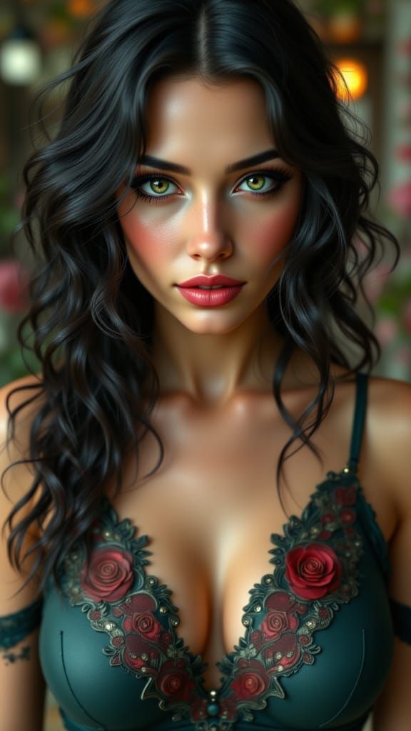 Pin-Up Greek Beauty Playing Cards in Todd McFarlane Style