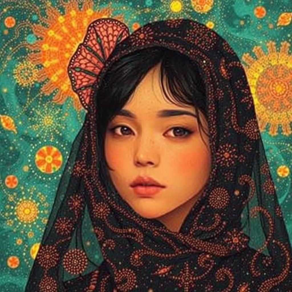 Surreal Artwork Blending Photography and Pointillism