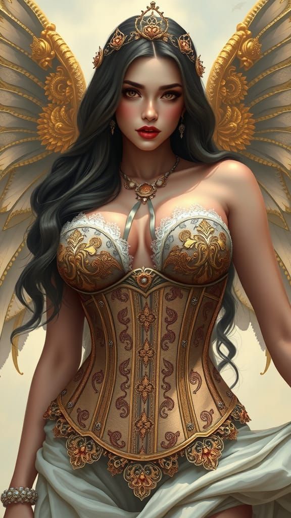 Epic Goddess in Fantasycore Style