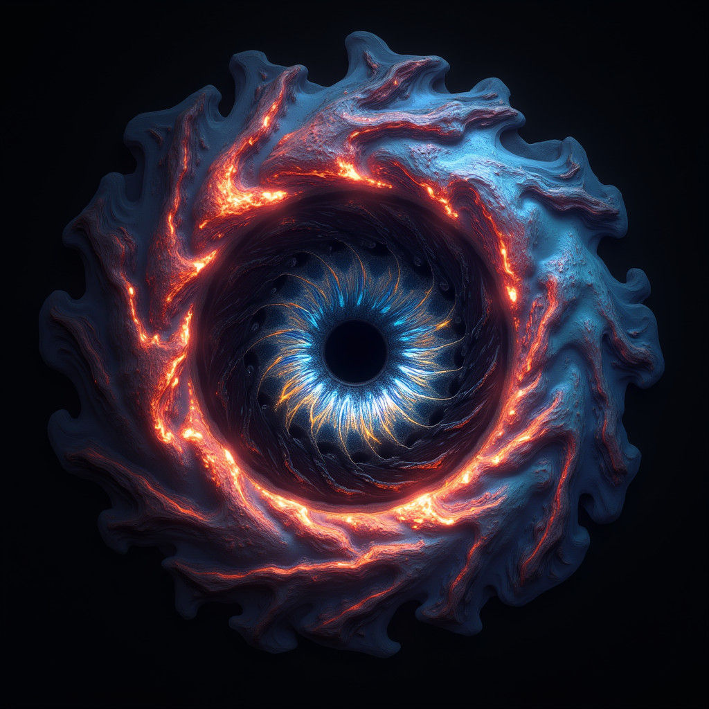 Mesmerizing Sharingan Eye in Dark Fantasy Style