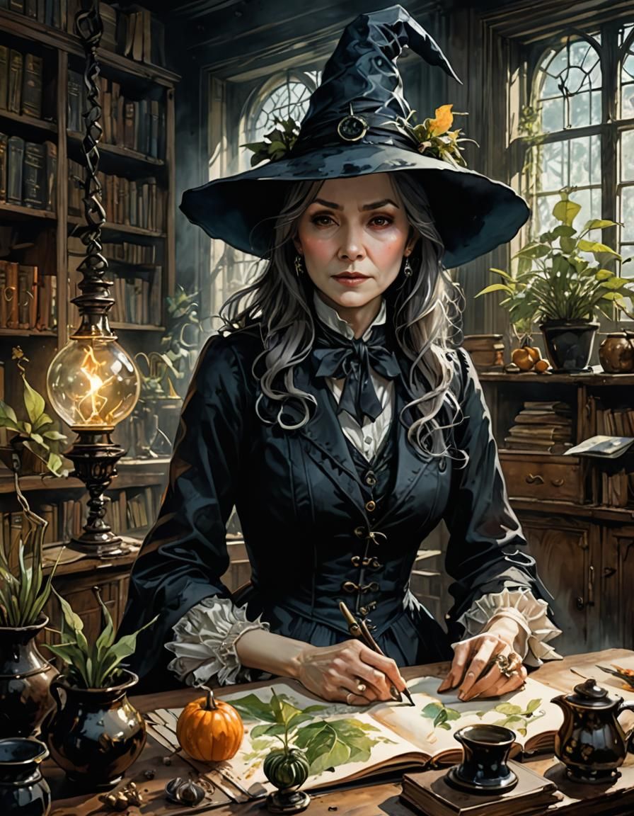 Madam Primrose, teacher of Herbology