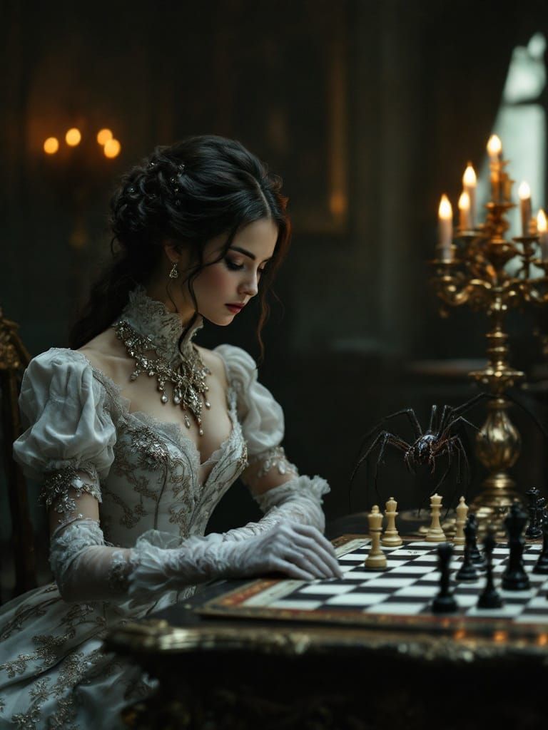 Mysterious Victorian Woman Faces a Sinister Opponent in a Di...