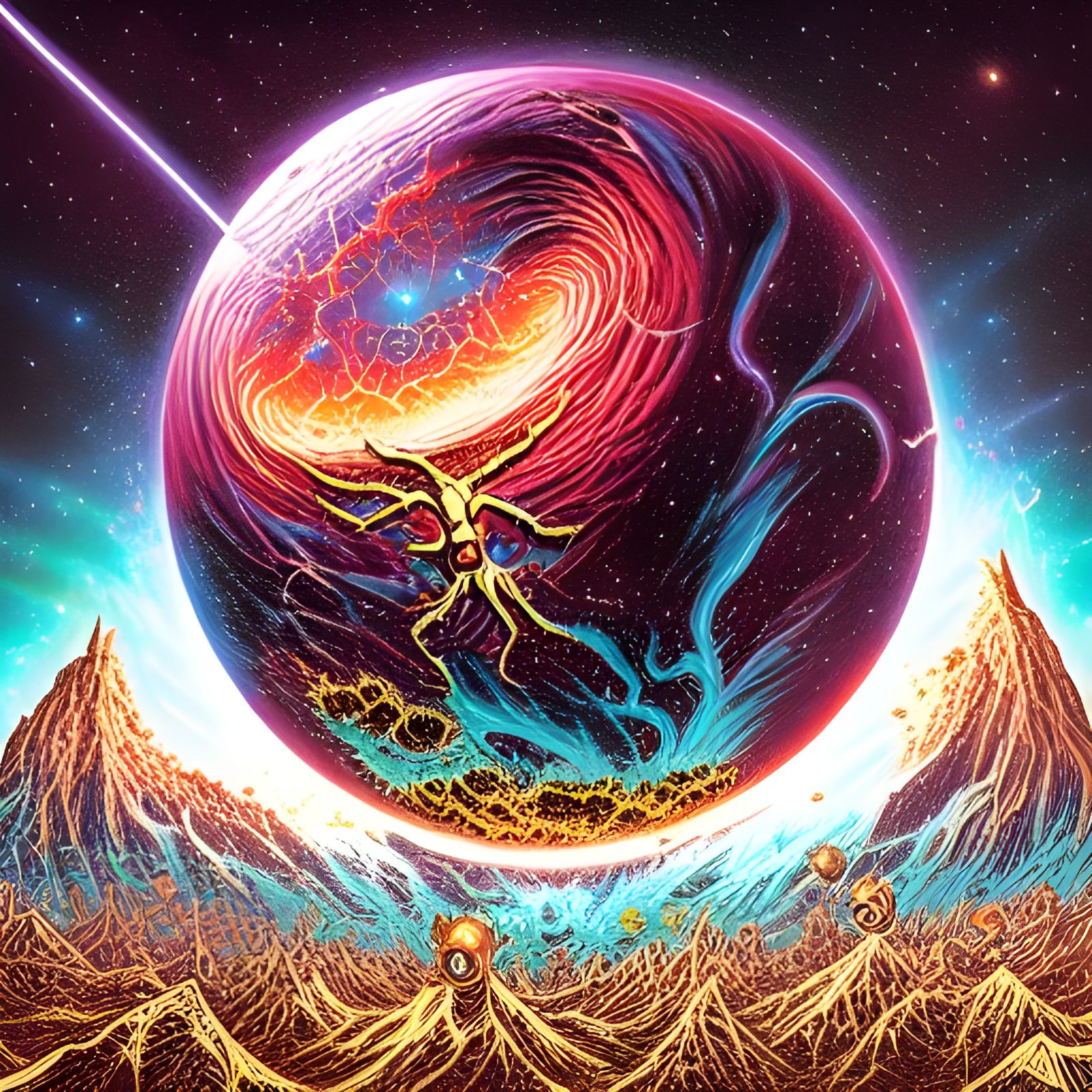 Cosmic Apocalypse Album Cover Art