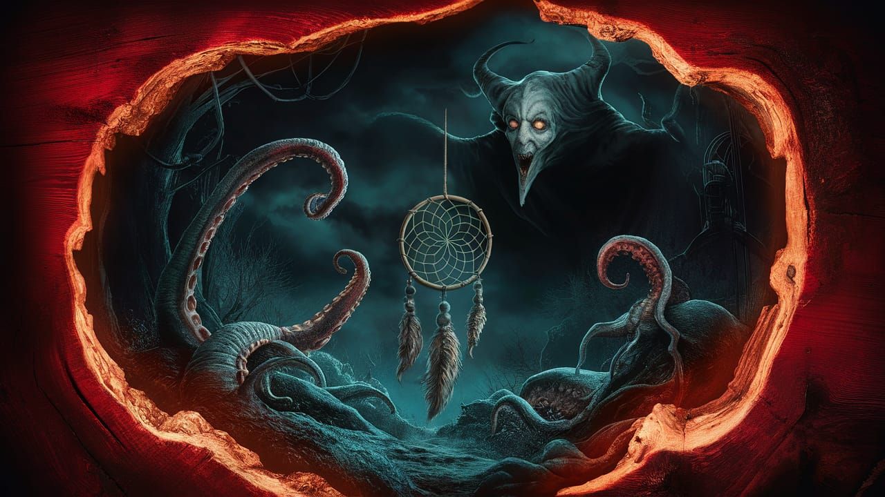 Feels The Red Oak Around The Edges Of The Nightmare, A Tenta...