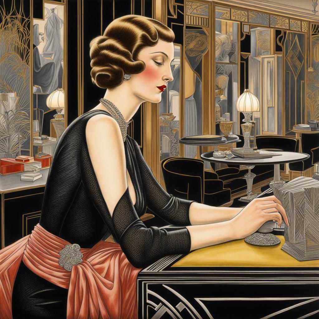 Art deco curio shop #3