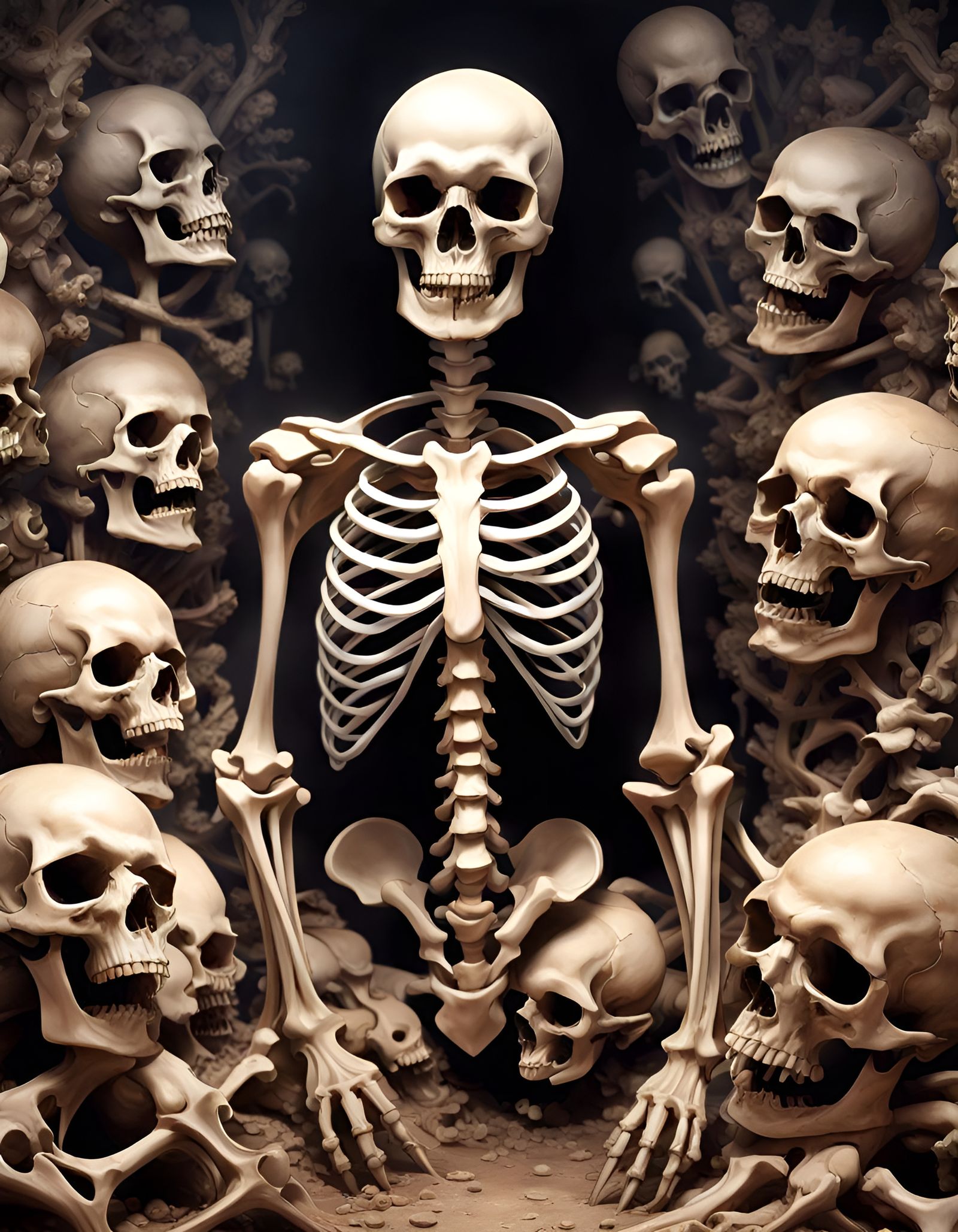 Fantastical Army Rises from Ashes: Digital Matte Painting