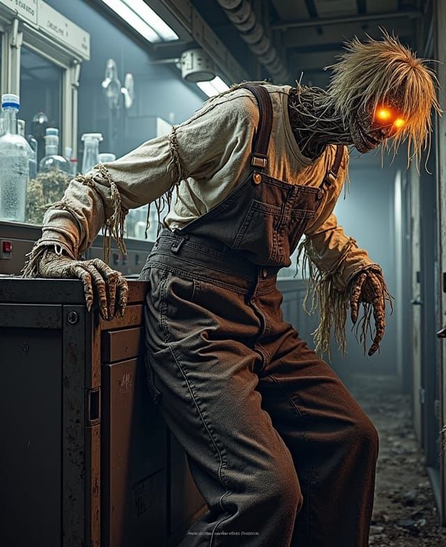 Jonathan Crane at a bar