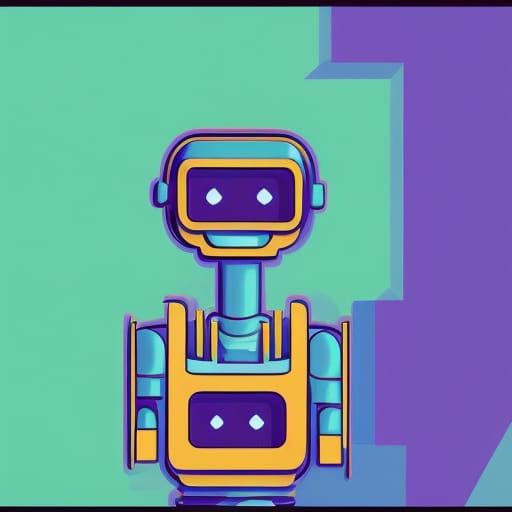 Funny AI Chatbot in Pop Art Style