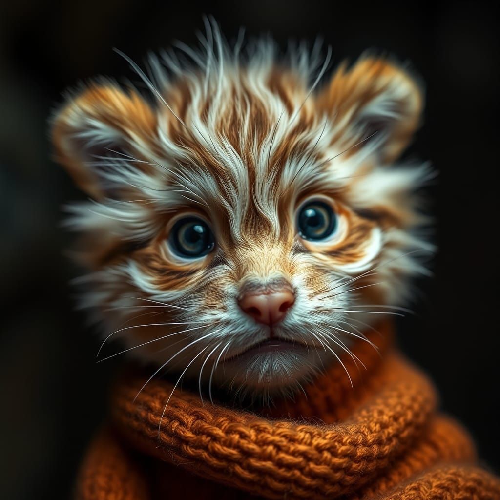 Hyperrealistic Close-Up Photograph with Intricate Details