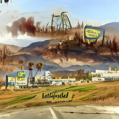 Fallout-Inspired Inland Empire Concept Art