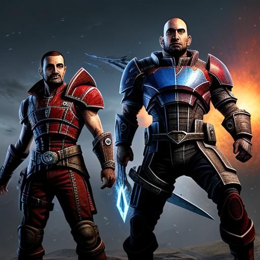 Baldur's Gate Meets Mass Effect: Epic Battle