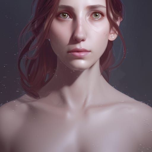 Detailed Portrait of Mesopotamian Deity Lahmu