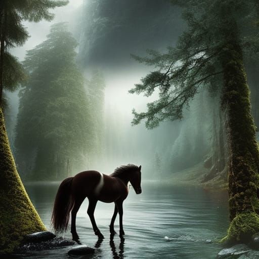 Centaur Hunting Party in Enchanted Forest