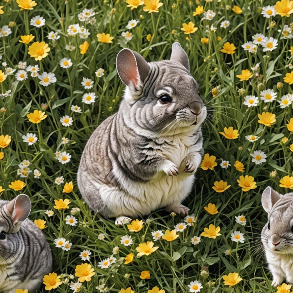 Chinchilla buttercups