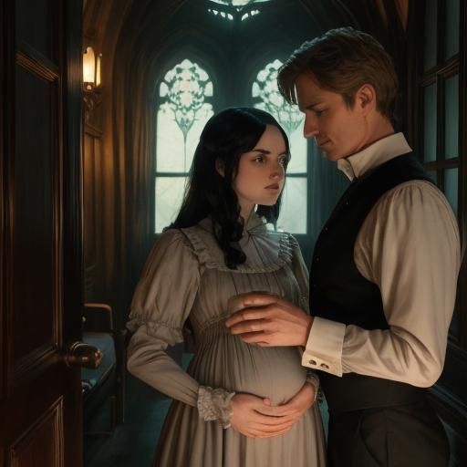 Miss Peregrine in Gothic Dark Fantasy Film Still