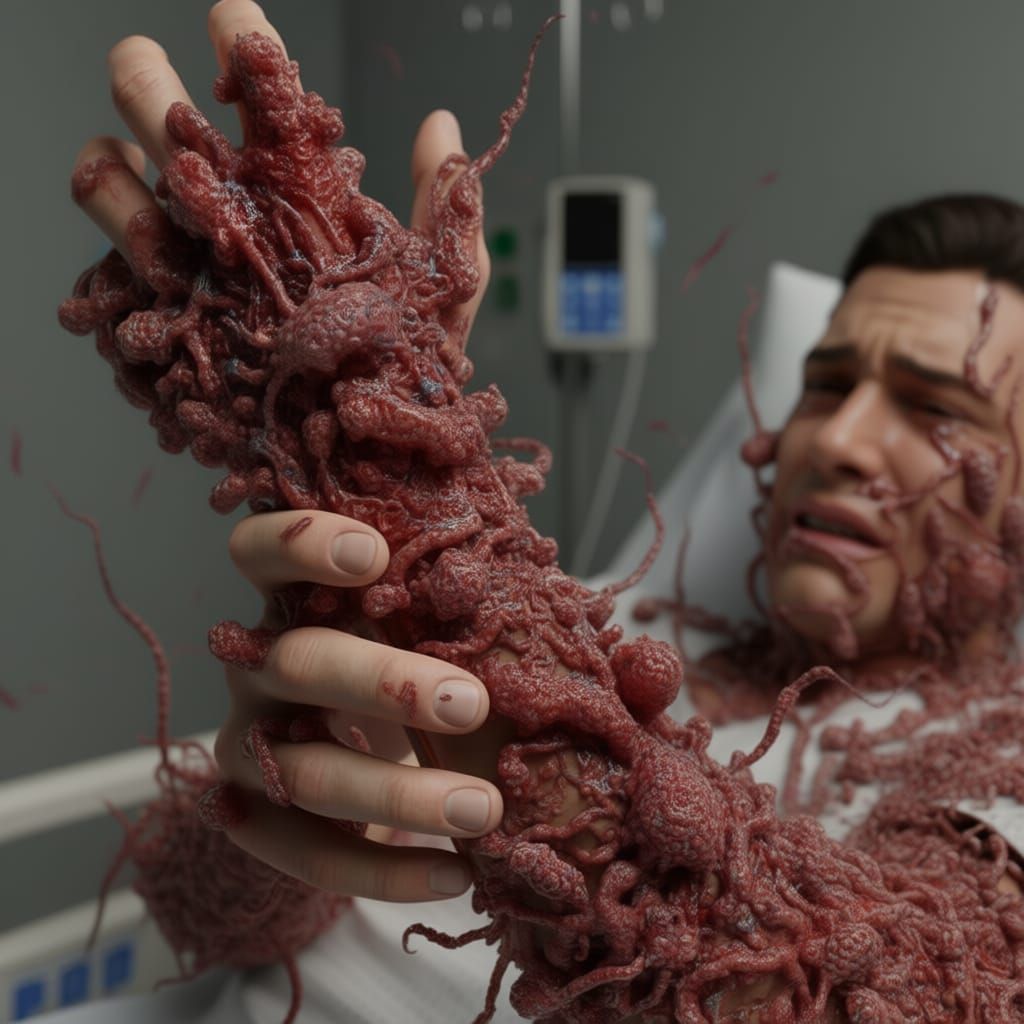 Body Overcome by Toxic Parasite Effects