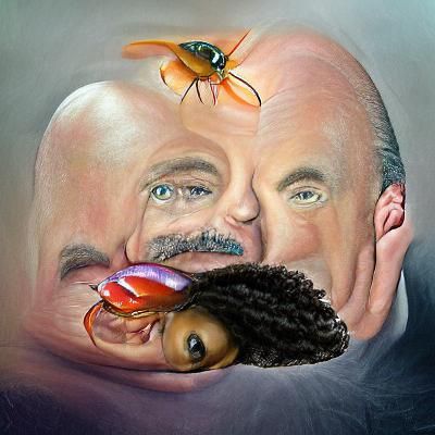 Hyperrealistic Portrait of Two Celebrities