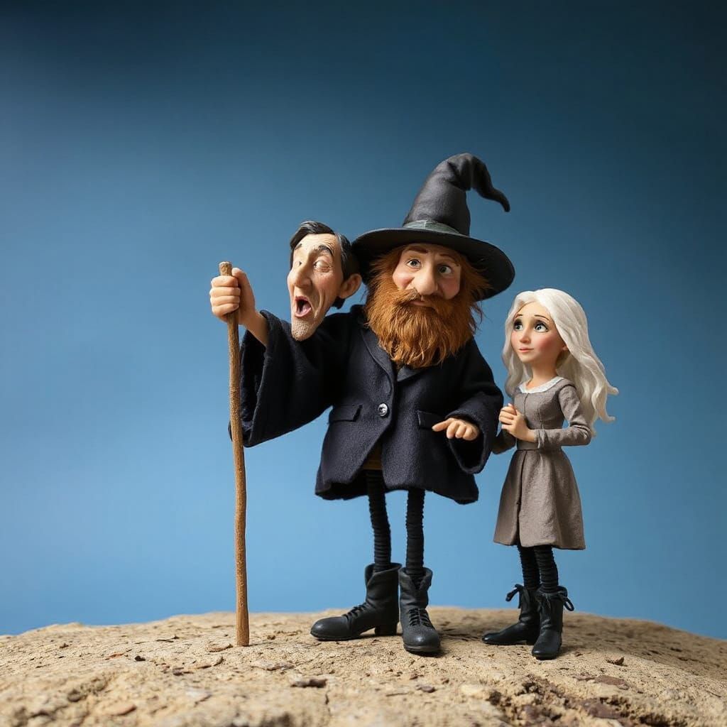 Witches Gathering by Goya and Aardman Studio