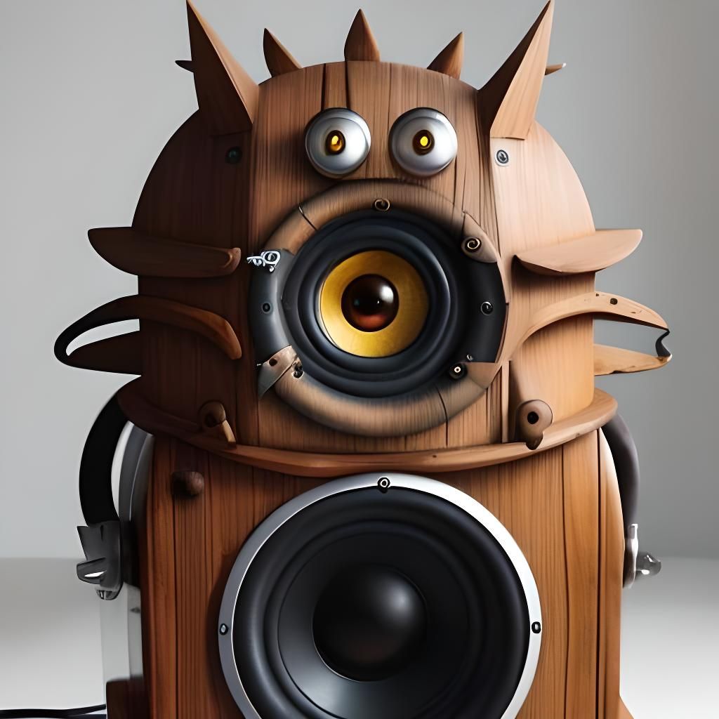 Minion Bookshelf Speaker with Tweeter Mouth