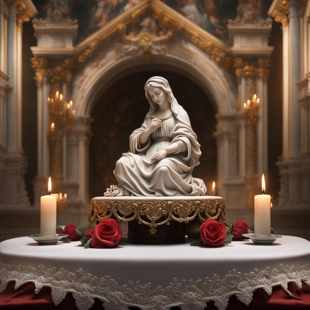 Cake Sculpture of Madonna della Pietà