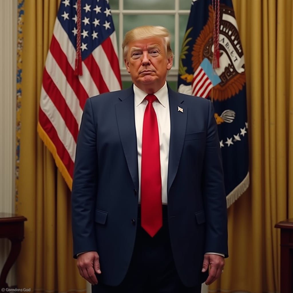 Luxurious Portrait of a Confident Leader in Navy Blue