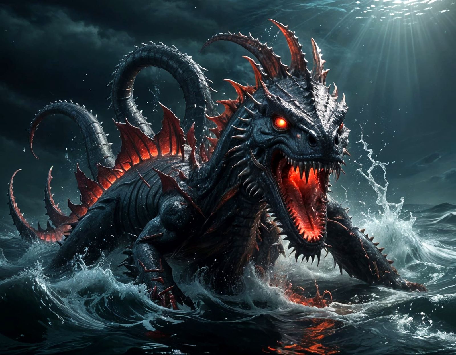 Spectral Sea Behemoth Rises from the Depths