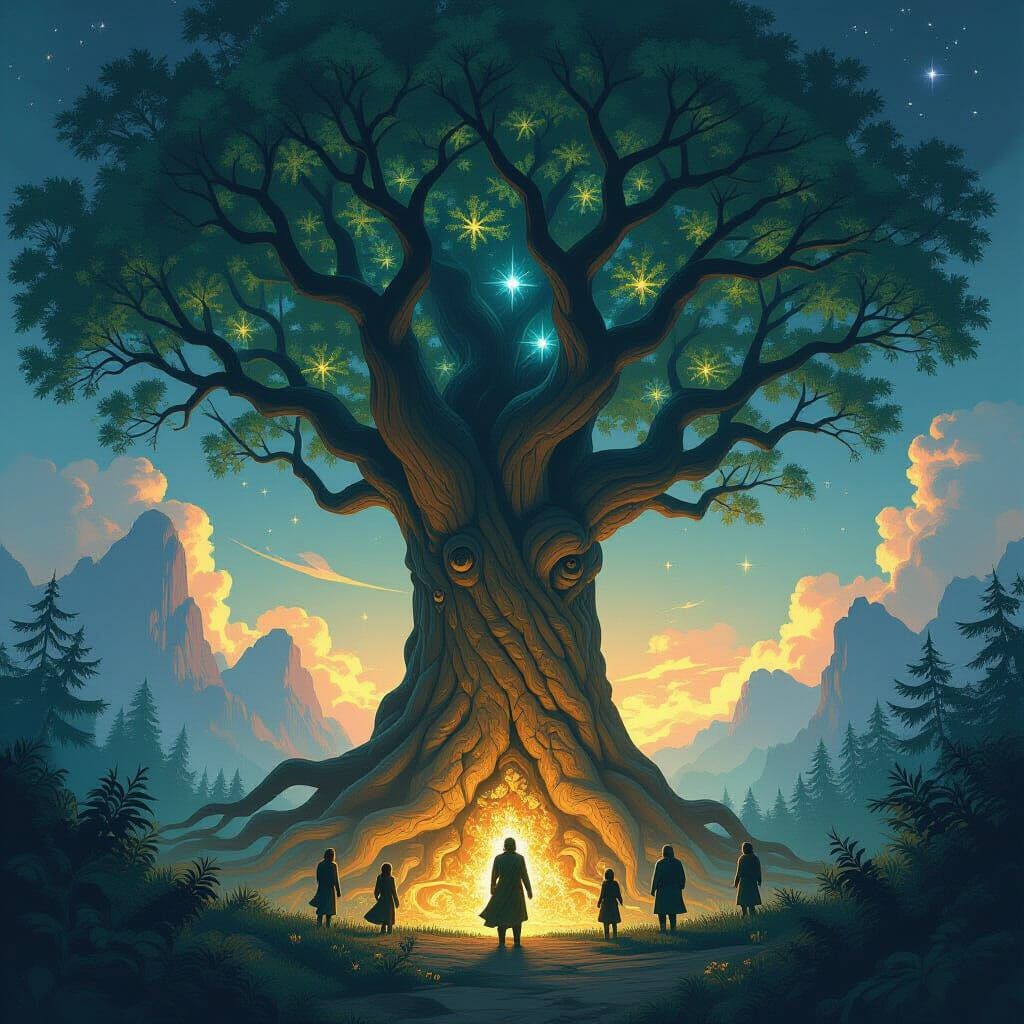 Yggdrasil 
- The tree of the Garden that is called the Universe" 

Key words - notes:
earthy notes, bark, woods, roots
M...