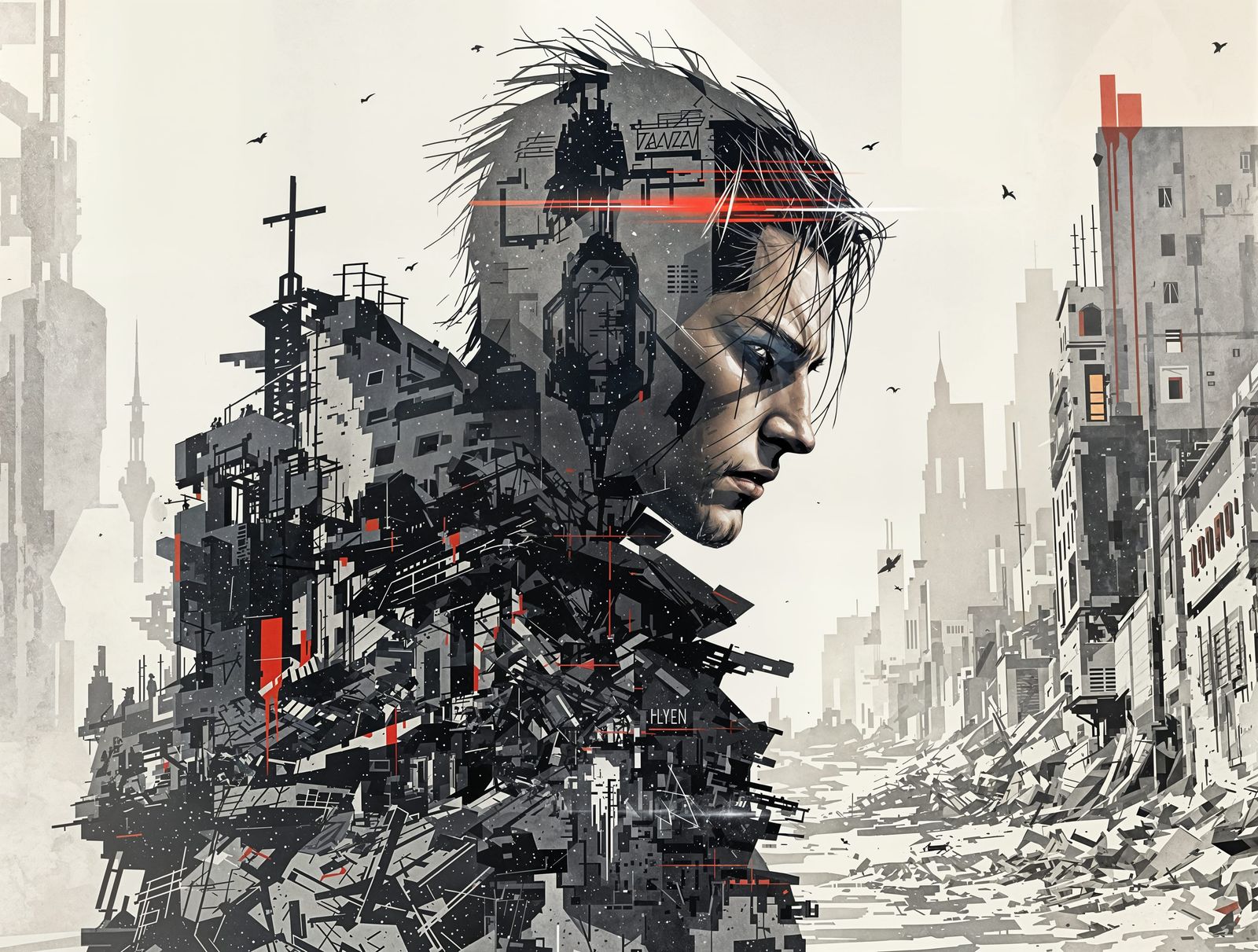 Scavenger's Bleak Horizon in Manhwa Style