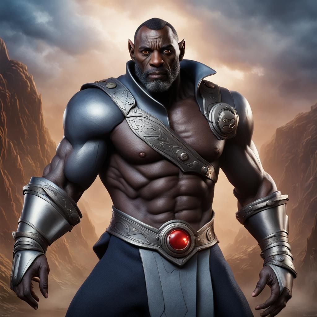 Idris Elba as Panthro: Hyperrealistic Digital Art