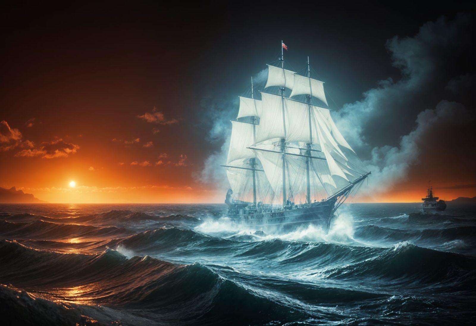 Epic Cinematic Masterpiece in Filmic Style