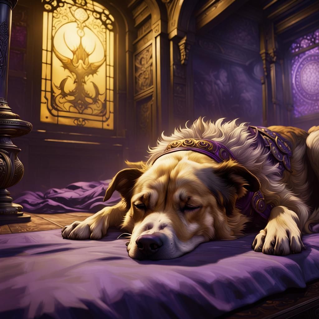 Dark Fantasy Dogs, Hyperdetailed Concept Art