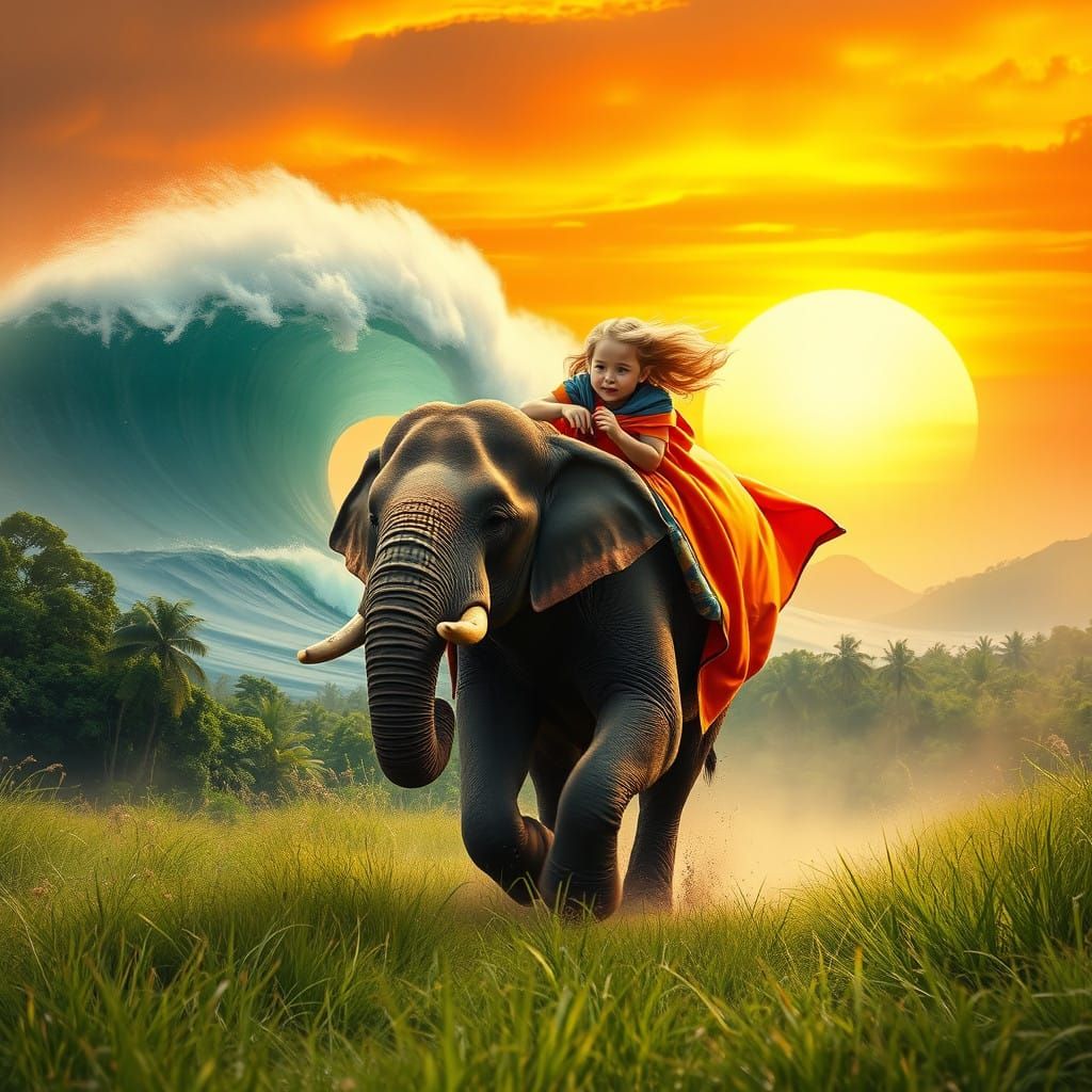 Heroic Elephant Rescues Innocent Girl from Tsunami