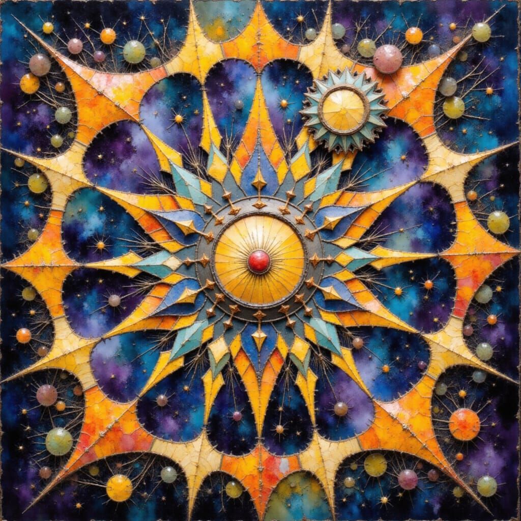 Surrealistic Landscape with Earthly Edge