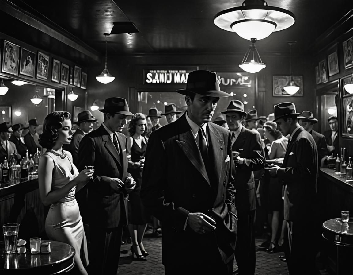 Film noir - the bar