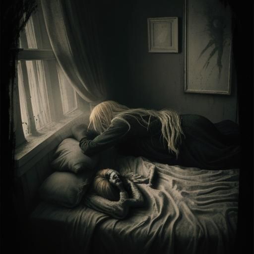 Terrifying Undead Demon in Cinematic Film Still