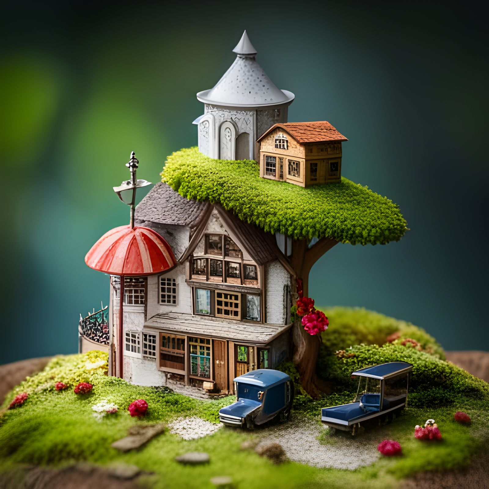 Charming Miniature Wonderland Scene